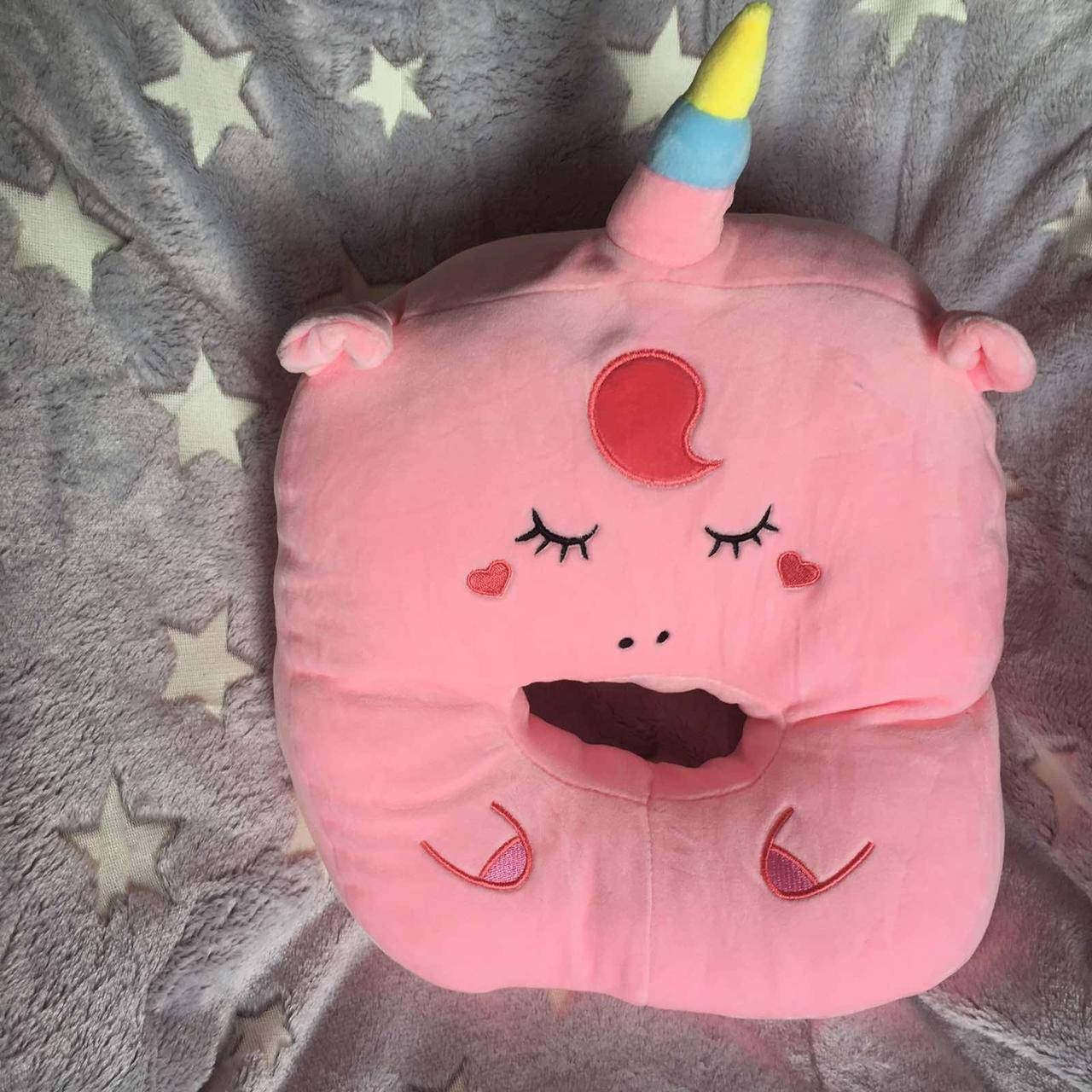 Мягкая игрушка подушка муфта розовый спящий единорог, маленькая дорожная подушка-игрушка анатомической формы
Мягкая игрушка подушка муфта розовый спящий единорог, маленькая дорожная подушка-игрушка анатомической формы