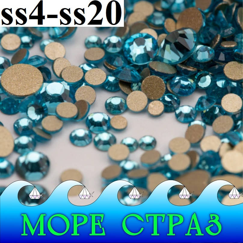 Стразы холодной фиксации Aquamarine микс размер ss4-ss20 уп.=1440шт ПРЕМИУМ ювелирное стекло ЗОЛОТОЕ ДНО, Голубой
Стразы холодной фиксации Aquamarine микс размер ss4-ss20 уп.=1440шт ПРЕМИУМ ювелирное стекло ЗОЛОТОЕ ДНО, Голубой