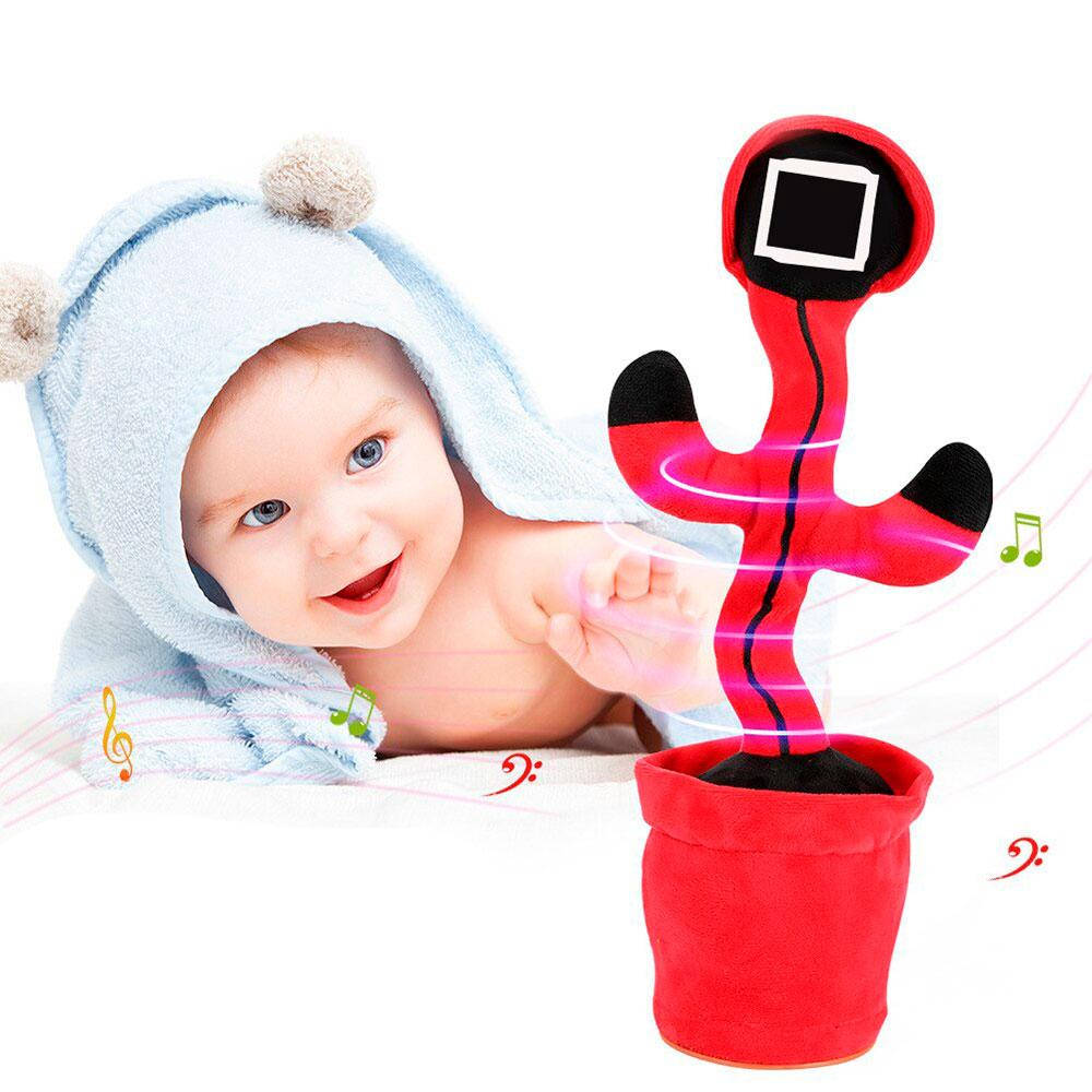 Танцующий кактус "Игра в кальмара" который повторяет слова / Мягкая игрушка повторюшка Квадрат
Танцующий кактус "Игра в кальмара" который повторяет слова / Мягкая игрушка повторюшка Квадрат