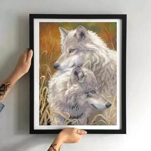 Заготовка для вышивки ТМ Золотая Подкова Волки ЗПТ-006 
Заготовка для вышивки ТМ Золотая Подкова Волки ЗПТ-006