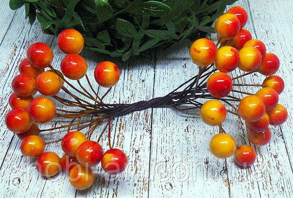 Калина глянцева 12мм жовто-червона (ТІ-215)
Калина глянцева 12мм жовто-червона (ТІ-215)