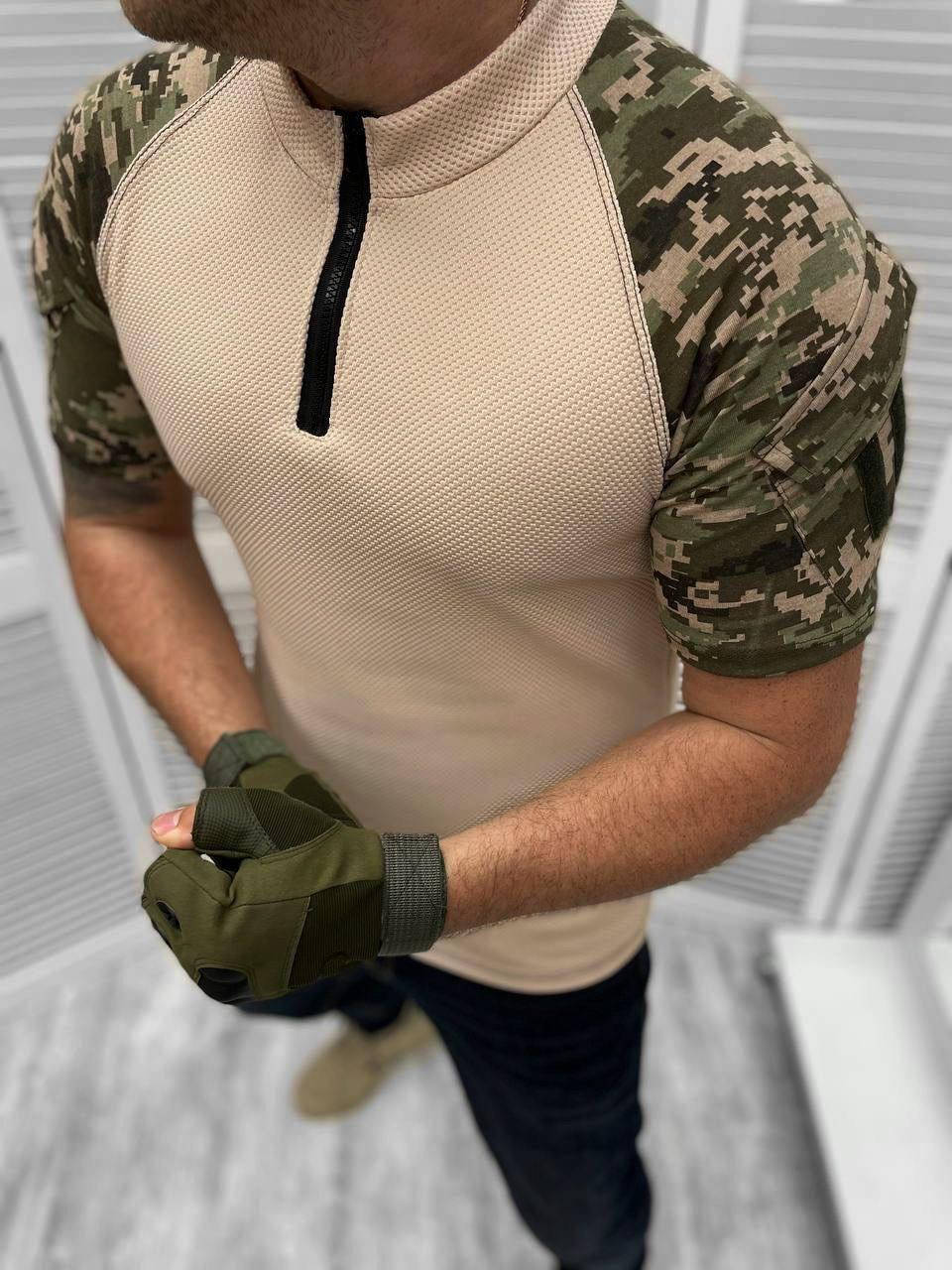 Тактическая боевая рубашка с коротким рукавом пиксель Ubacs Убакс короткий рукав с липучками под шевроны L, Койот
Тактическая боевая рубашка с коротким рукавом пиксель Ubacs Убакс короткий рукав с липучками под шевроны L, Койот