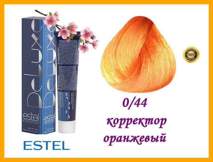 Профессиональная краска-уход для волос Estel DeLuxe Эстель ДеЛюкс 0/44 Corrector корректор Оранжевый
Профессиональная краска-уход для волос Estel DeLuxe Эстель ДеЛюкс 0/44 Corrector корректор Оранжевый