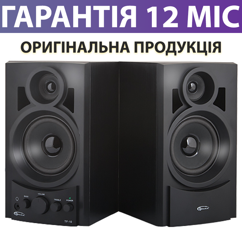Акустическая система 2.0 Gemix TF-10 для компьютера (ПК), компьютерные колонки
Акустическая система 2.0 Gemix TF-10 для компьютера (ПК), компьютерные колонки
