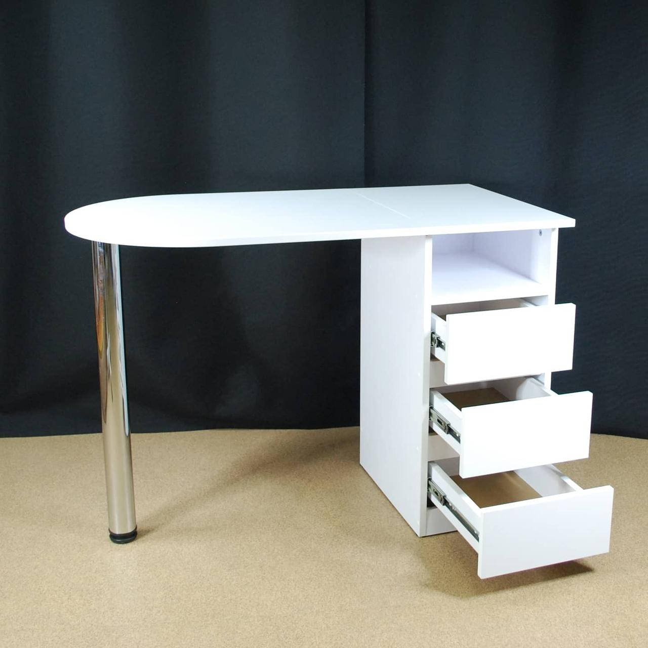 Стол маникюрный. Стол для мастера маникюра. Стол маникюрный трансформер, Белый 
Стол маникюрный. Стол для мастера маникюра. Стол маникюрный трансформер, Белый