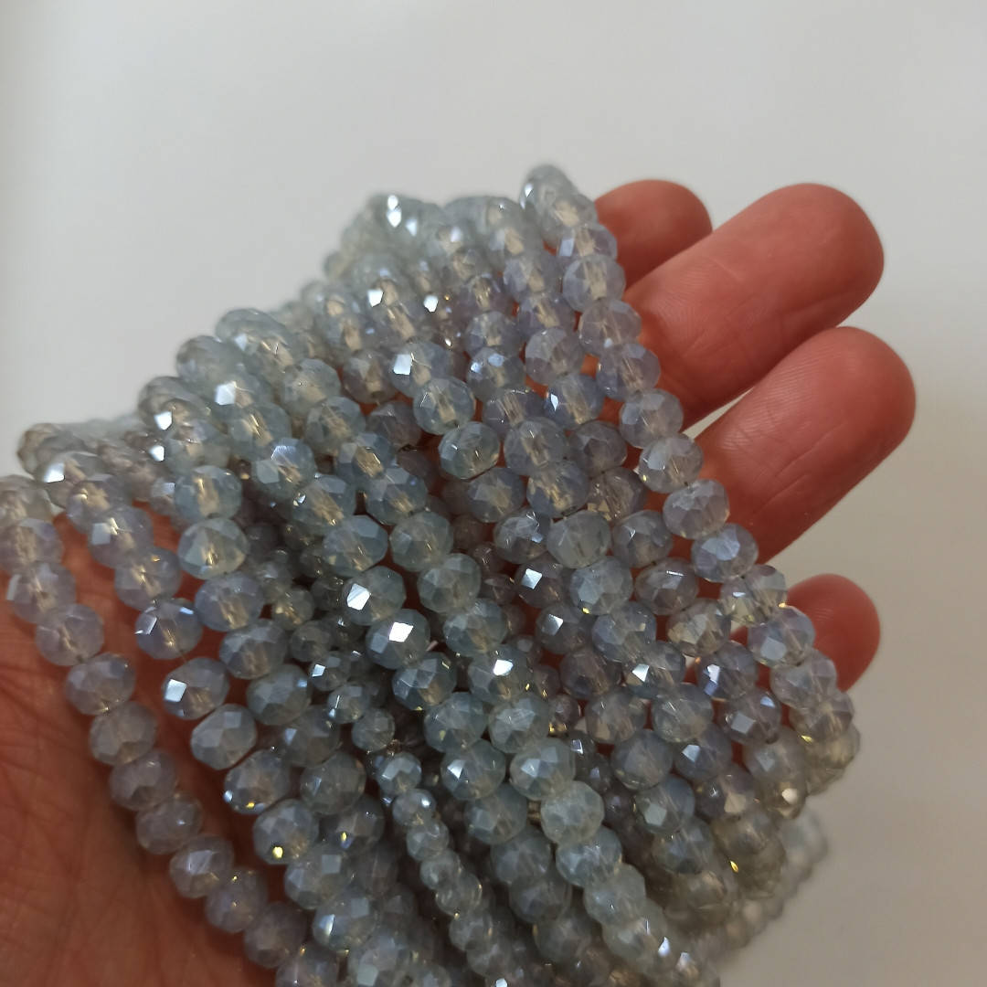 Бусины хрустальные (Рондель) 6х4 мм пачка - 95-105 шт, цвет - серый дымчатый
Бусины хрустальные (Рондель) 6х4 мм пачка - 95-105 шт, цвет - серый дымчатый