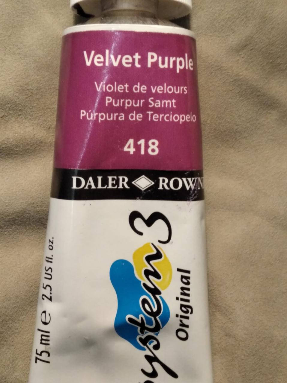 Акриловая краска, DALER ROWNEY System 3 Англия, Velvet Purple №418. НА ВЕС. Цена тары - от 6 грн., Фиолетовый
Акриловая краска, DALER ROWNEY System 3 Англия, Velvet Purple №418. НА ВЕС. Цена тары - от 6 грн., Фиолетовый