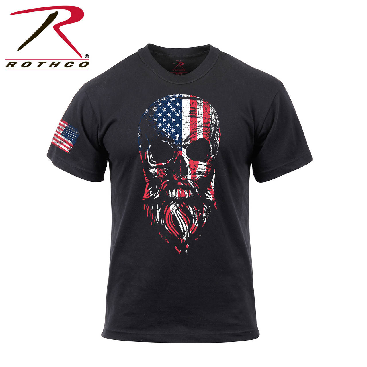 Футболка мужская с черепом в стиле флаг US Flag Bearded Skull T-Shirt Black Rothco США L
Футболка мужская с черепом в стиле флаг US Flag Bearded Skull T-Shirt Black Rothco США L
