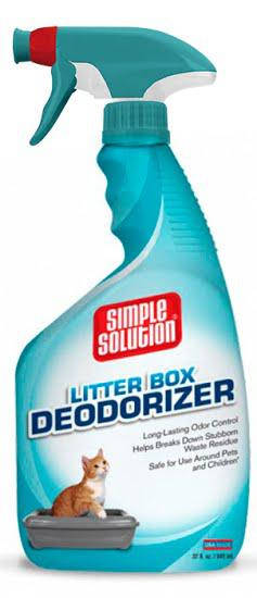 Simple Solution Cat Litter box deodorizer 945мл - средство для устранения запахов в кошачьих туалетах
Simple Solution Cat Litter box deodorizer 945мл - средство для устранения запахов в кошачьих туалетах