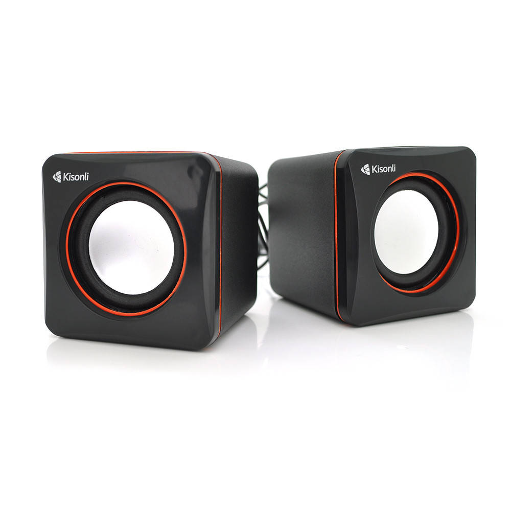 Колонки 2.0 Kisonli V400 для ПК і ноутбука, USB + 3.5mm, 2x1,5W, 20Hz- 20KHz, Black, BOX, Q80
Колонки 2.0 Kisonli V400 для ПК і ноутбука, USB + 3.5mm, 2x1,5W, 20Hz- 20KHz, Black, BOX, Q80