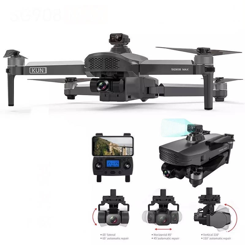 Квадрокоптер SG908 Pro 3km Max GPS 3-x осевая 4K камера Wi-Fi FPV дист. 1200м 26 минут
Квадрокоптер SG908 Pro 3km Max GPS 3-x осевая 4K камера Wi-Fi FPV дист. 1200м 26 минут