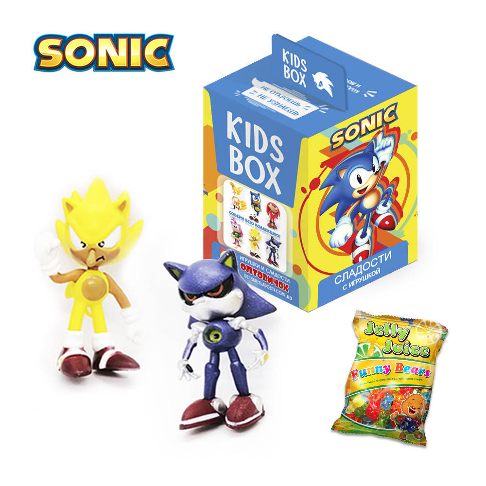 Свитбокс Соник коллекционная фигурка в коробочке c мармеладом Sonic KIDS BOX Sweet box свит бокс
Свитбокс Соник коллекционная фигурка в коробочке c мармеладом Sonic KIDS BOX Sweet box свит бокс