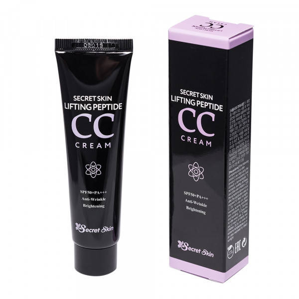 Secret Skin Lifting Peptide CC Cream SPF50+ PA+++ Пептидный СС крем с лифтинг-эффектом 30 мл
Secret Skin Lifting Peptide CC Cream SPF50+ PA+++ Пептидный СС крем с лифтинг-эффектом 30 мл