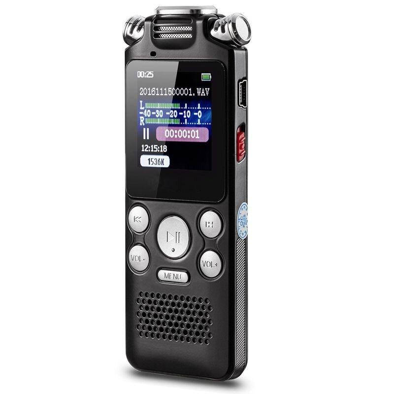 Цифровой диктофон с таймером для записи голоса Noyazu voice recorder V59, стерео, 8 Гб, черный
Цифровой диктофон с таймером для записи голоса Noyazu voice recorder V59, стерео, 8 Гб, черный