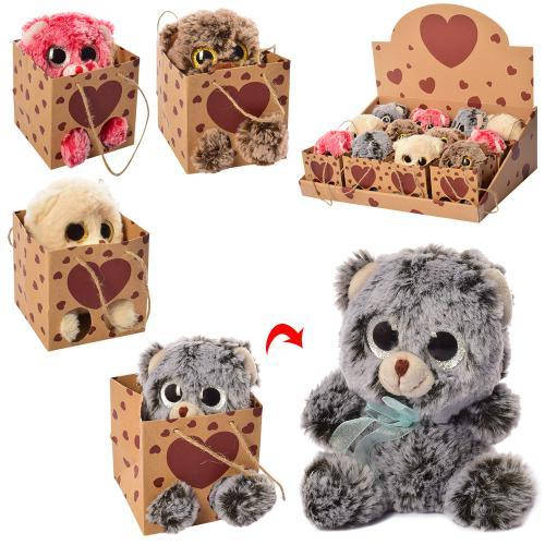 Мягкая игрушка MP 2064 глазастик, мишка
Мягкая игрушка MP 2064 глазастик, мишка