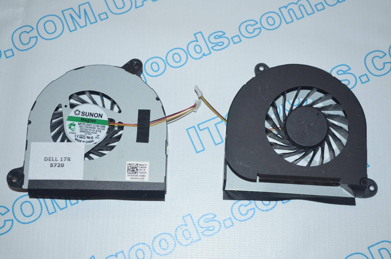 Вентилятор (кулер) SUNON MF60120V1-C181-S9A для Dell Inspiron 17R 3760 5720 N5720 7720 17R D0D6C 0D0D6C R3M3
Вентилятор (кулер) SUNON MF60120V1-C181-S9A для Dell Inspiron 17R 3760 5720 N5720 7720 17R D0D6C 0D0D6C R3M3