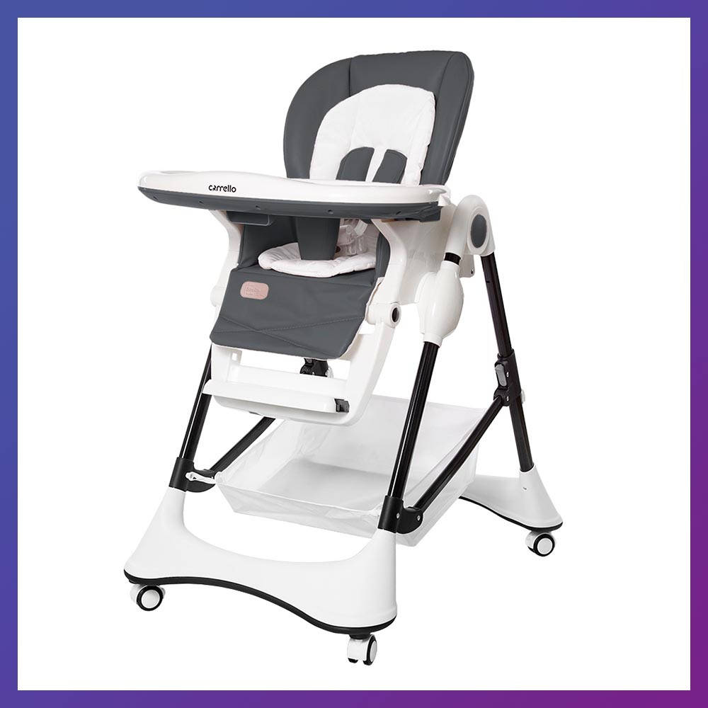 Детский стульчик для кормления с регулируемой спинкой Carrello Stella CRL-9503 Palette Grey серый на колесах, Темно-серый
Детский стульчик для кормления с регулируемой спинкой Carrello Stella CRL-9503 Palette Grey серый на колесах, Темно-серый