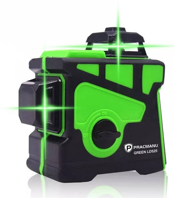 Лазерный уровень нивелир Pracmanu 3D 12 линий 360° градусов самовыравнивающийся Зеленый луч
Лазерный уровень нивелир Pracmanu 3D 12 линий 360° градусов самовыравнивающийся Зеленый луч
