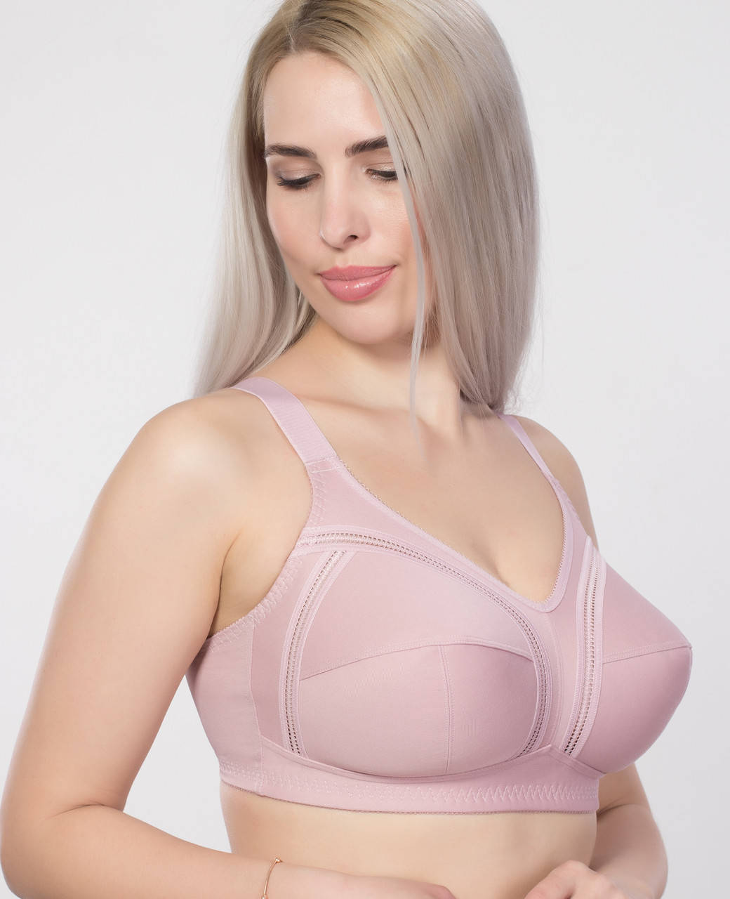 Бюстгальтер Элита трикотажный без каркасов больших размеров для большой груди | модель 1405 лила
Бюстгальтер Элита трикотажный без каркасов больших размеров для большой груди | модель 1405 лила