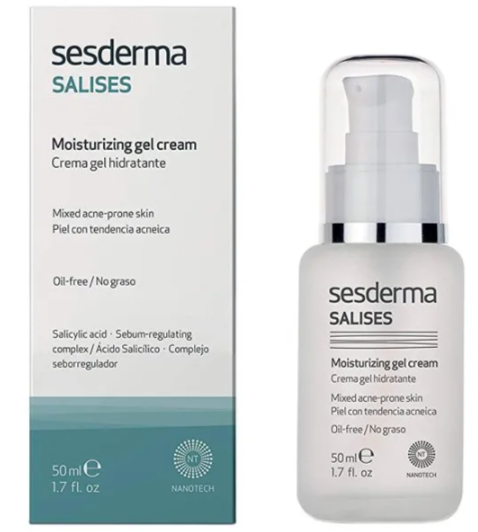 Sesderma Salises Увлажняющий Заживляющий Крем Гель Для Лица Для Жирной Угревой Кожи 50 мл Доставка из ЕС
Sesderma Salises Увлажняющий Заживляющий Крем Гель Для Лица Для Жирной Угревой Кожи 50 мл Доставка из ЕС