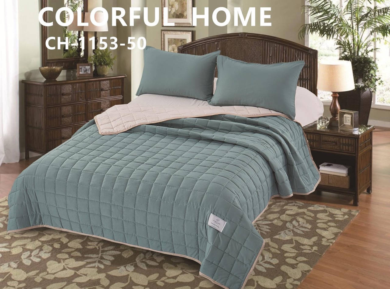 Покрывало на кровать с наволочками стеганое кркасивое модное ColorfulHome (200x230см, 2 наволочки 50х70 см), Разные цвета
Покрывало на кровать с наволочками стеганое кркасивое модное ColorfulHome (200x230см, 2 наволочки 50х70 см), Разные цвета