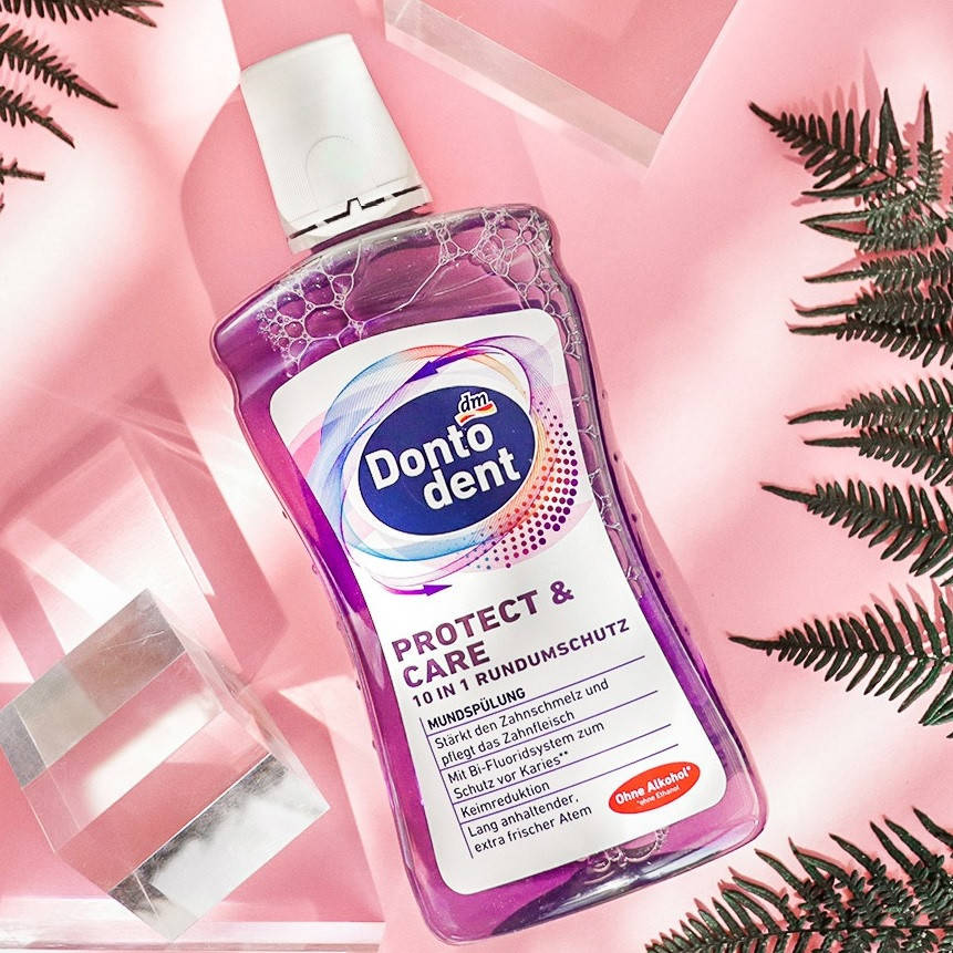Dontodent Mundspülung Protect&Care 10 in 1 Rundumschutz Ополаскиватель для полости рта 500 мл
Dontodent Mundspülung Protect&Care 10 in 1 Rundumschutz Ополаскиватель для полости рта 500 мл