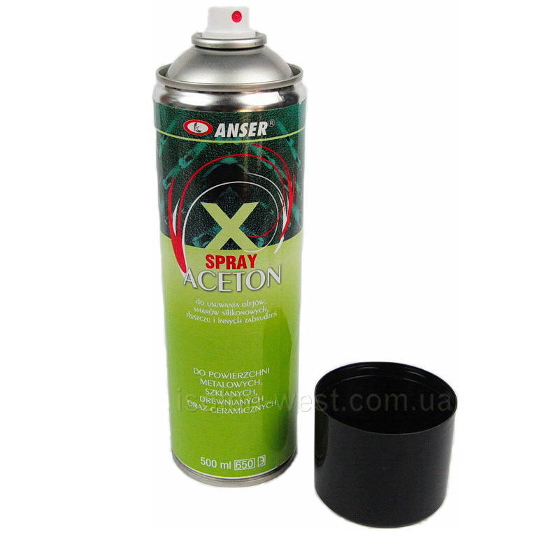 Обезжириватель аэрозольный Spray Aceton для металлических, стекляных и керамических поверхностей, 500мл Польща
Обезжириватель аэрозольный Spray Aceton для металлических, стекляных и керамических поверхностей, 500мл Польща