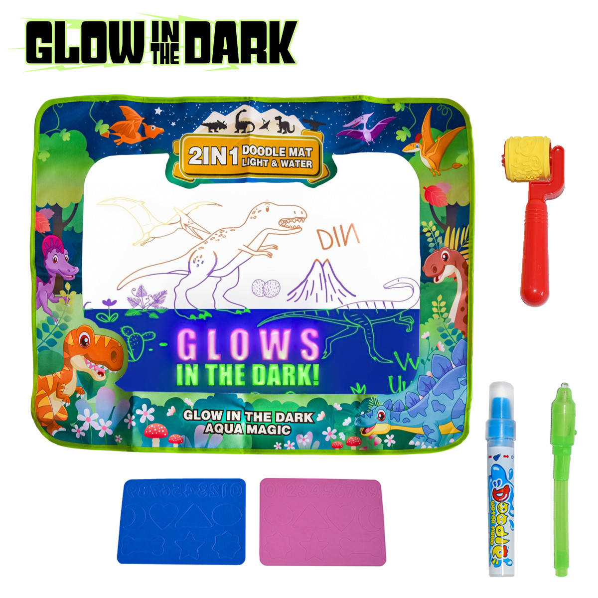 Коврик для рисования водой Water Magic Doodle Mat (Dino) акваковрик для рисования водным фломастером (ST) BB
Коврик для рисования водой Water Magic Doodle Mat (Dino) акваковрик для рисования водным фломастером (ST) BB