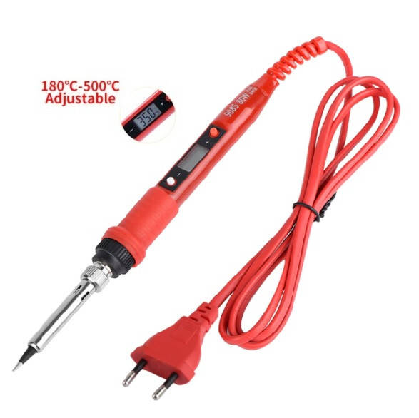 Паяльник JCD 908S с регулировкой температуры, 80Вт, цвет красный
Паяльник JCD 908S с регулировкой температуры, 80Вт, цвет красный