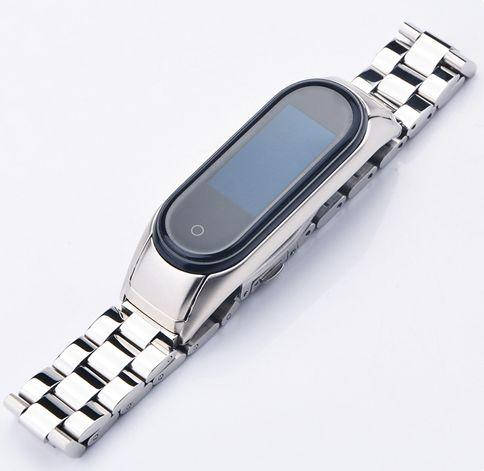 Металлический ремешок - браслет с литыми звеньями для Xiaomi Mi Band 5/6 на защелках серебро!
Металлический ремешок - браслет с литыми звеньями для Xiaomi Mi Band 5/6 на защелках серебро!