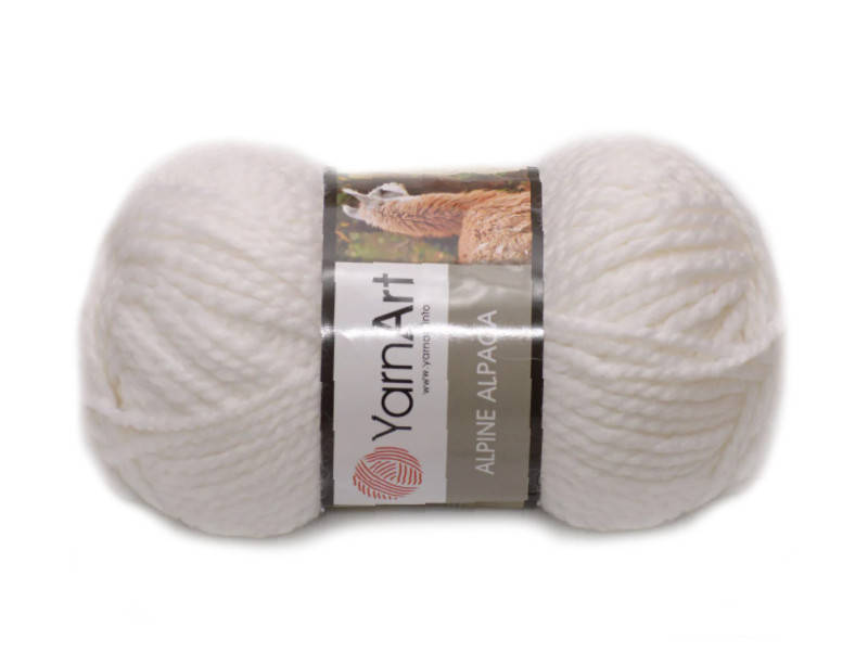 YarnArt Alpine Alpaca, Белый №440 
YarnArt Alpine Alpaca, Белый №440