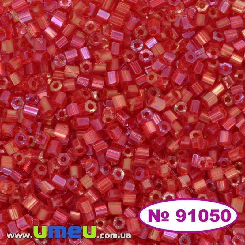 Бисер чешский Рубка №91050, 10/0, Красный радужный, 5 г (BIS-018327)