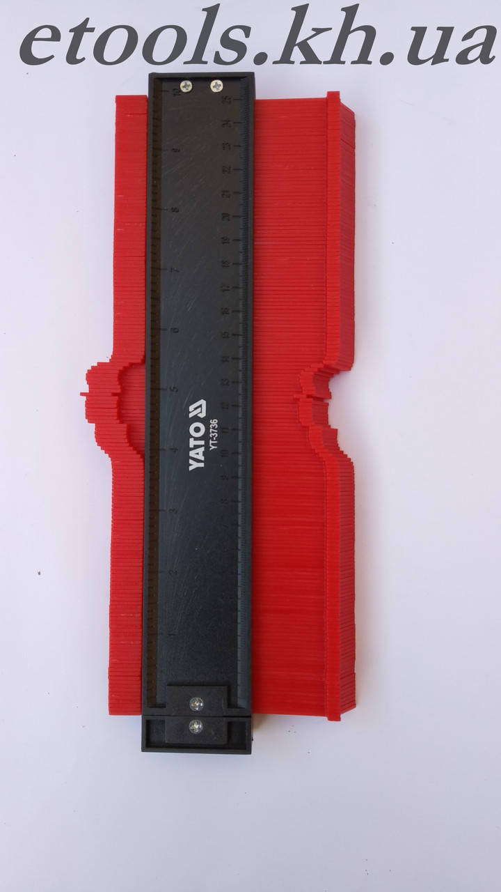 Шаблон 260 мм для копирования сложных профилей Yato YT-3736
Шаблон 260 мм для копирования сложных профилей Yato YT-3736