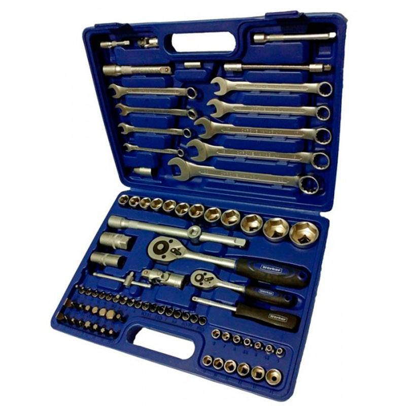 Набор инструментов 82 пр. Werker (6 гранные) (UN-1082П)
Набор инструментов 82 пр. Werker (6 гранные) (UN-1082П)