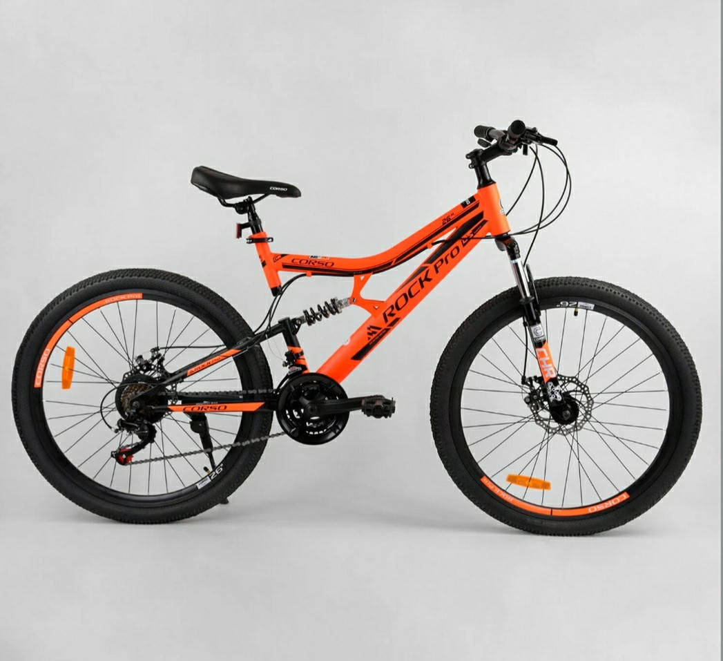 Велосипед Спортивный CORSO «Rock-Pro» 26" дюймов 27779 рама металлическая, SunRun 21 скорость, собран на 75%
Велосипед Спортивный CORSO «Rock-Pro» 26" дюймов 27779 рама металлическая, SunRun 21 скорость, собран на 75%