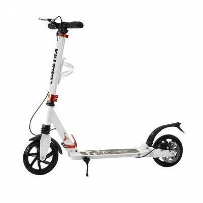 Детский двухколесный самокат Scale Sports SS-04 с ручным дисковым тормозом и передним и задним амортизатором,, Белый
Детский двухколесный самокат Scale Sports SS-04 с ручным дисковым тормозом и передним и задним амортизатором,, Белый