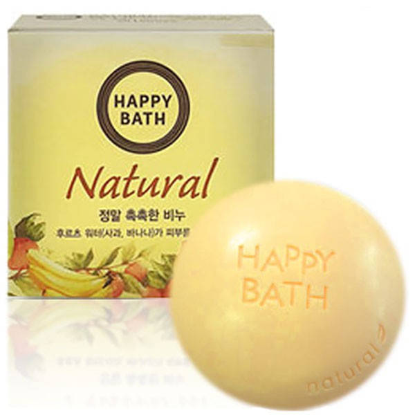 Твердое питательное мыло с бананом и яблоком Happy Bath Natural Moisture Fruit Water 100 g
Твердое питательное мыло с бананом и яблоком Happy Bath Natural Moisture Fruit Water 100 g