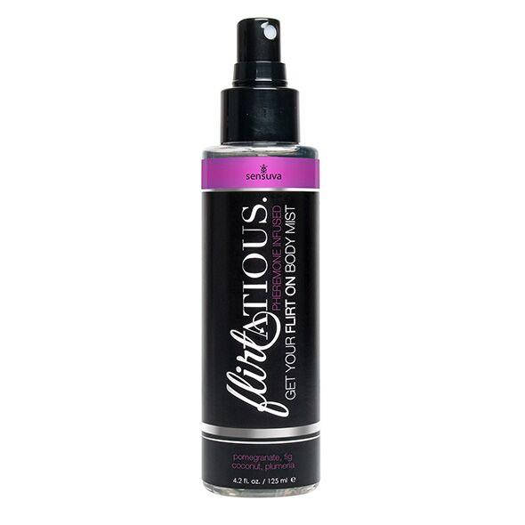 Sensuva Flirtatious Pomegranate, Fig, Coconut & Plumeria - спрей-мист для тела с феромонами, 125 мл
Sensuva Flirtatious Pomegranate, Fig, Coconut & Plumeria - спрей-мист для тела с феромонами, 125 мл