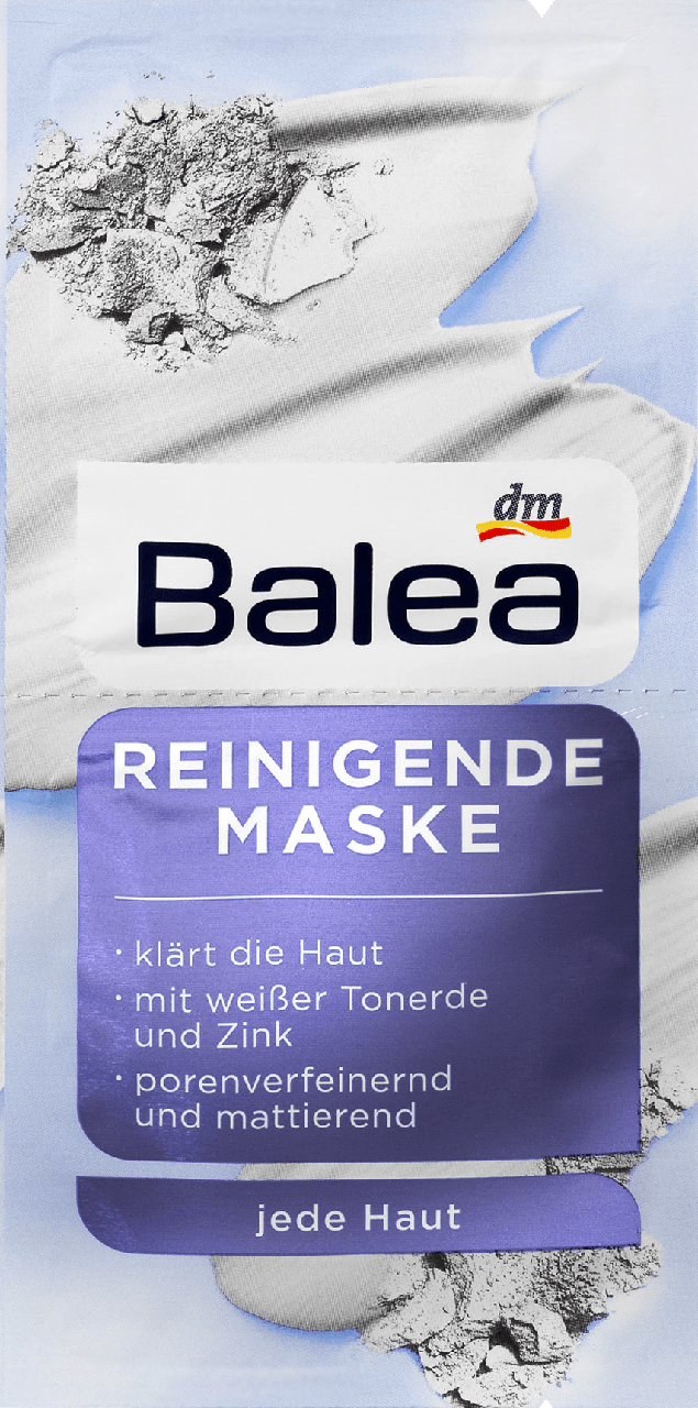 Очищающая маска для лица Balea Reinigende Maske, 2st. х 8 ml. 
Очищающая маска для лица Balea Reinigende Maske, 2st. х 8 ml.