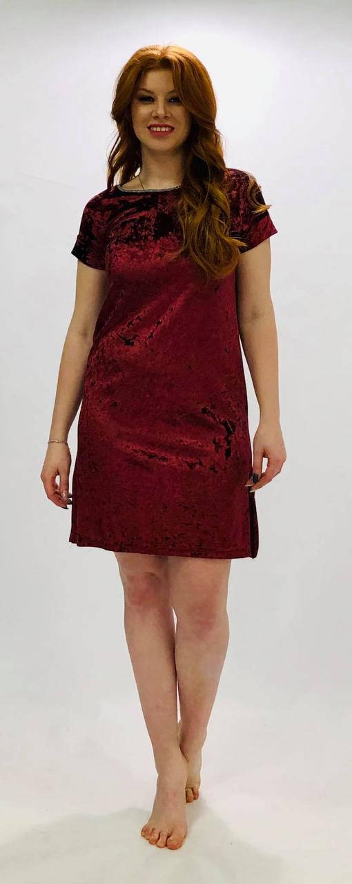 Велюровая туника для дома и сна
Велюровая туника для дома и сна