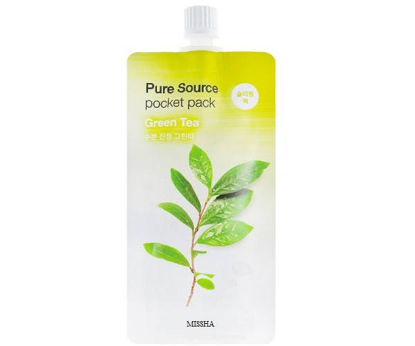 Ночная маска для лица с экстрактом зеленого чая MISSHA Pure Source Pocket Pack Green Tea 10 мл
Ночная маска для лица с экстрактом зеленого чая MISSHA Pure Source Pocket Pack Green Tea 10 мл