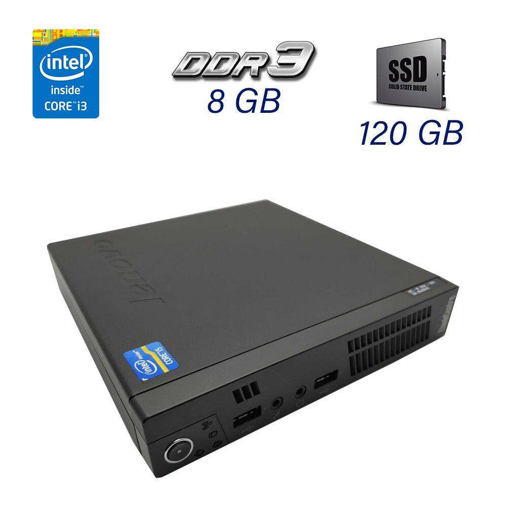 Неттоп Lenovo ThinkCentre M72 Tiny / Intel Core i3-3220T (2 (4) ядра по 2.8 GHz) / 8 GB DDR3 / 120 GB SSD /
Неттоп Lenovo ThinkCentre M72 Tiny / Intel Core i3-3220T (2 (4) ядра по 2.8 GHz) / 8 GB DDR3 / 120 GB SSD /