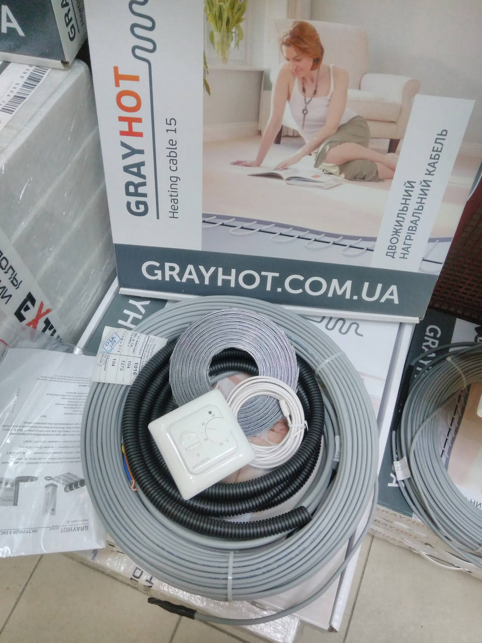 5m2 Теплый пол под плитку электрический 51 м + терморегулятор с датчиком
5m2 Теплый пол под плитку электрический 51 м + терморегулятор с датчиком