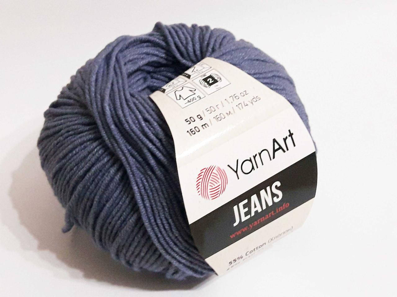 Пряжа YarnArt Jeans Ярнарт Джинс нитки для вязания 50 гр., 160 м, хлопок \ акрил джинсова 68, Синий
Пряжа YarnArt Jeans Ярнарт Джинс нитки для вязания 50 гр., 160 м, хлопок \ акрил джинсова 68, Синий