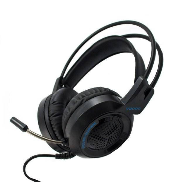 Полноразмерные наушники игровые - проводные V2000 
Полноразмерные наушники игровые - проводные V2000