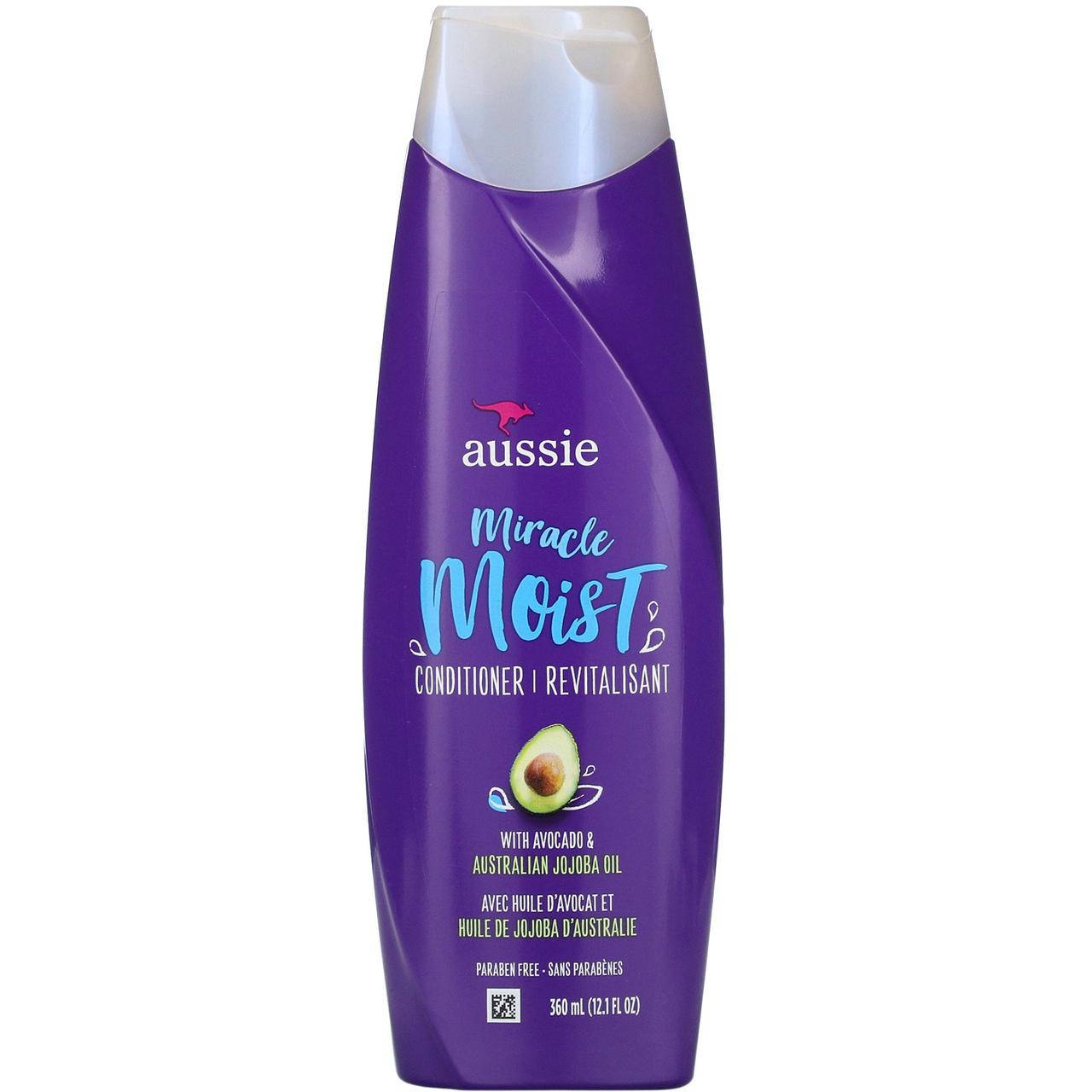 Aussie, Miracle Moist, Conditioner, Avocado & Australian Jojoba Oil, 12.1 fl oz (360 ml), официальный сайт,
Aussie, Miracle Moist, Conditioner, Avocado & Australian Jojoba Oil, 12.1 fl oz (360 ml), официальный сайт,
