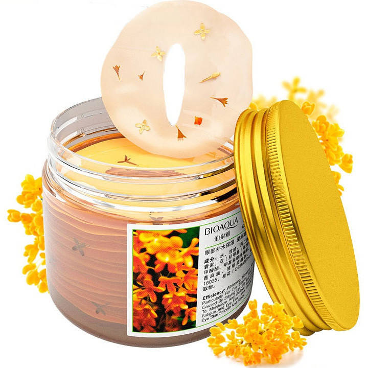 Патчи для кожи вокруг глаз с золотым османтусом Bioaqua Golden Osmanthus Eye Mask 140г/80шт
Патчи для кожи вокруг глаз с золотым османтусом Bioaqua Golden Osmanthus Eye Mask 140г/80шт