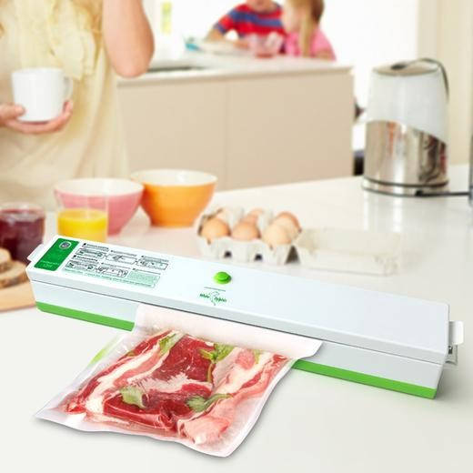 Вакуумная упаковочная машина Freshpack Pro для сухих и влажных продуктов 365 x 55 x 50 мм Салатово-белый
Вакуумная упаковочная машина Freshpack Pro для сухих и влажных продуктов 365 x 55 x 50 мм Салатово-белый