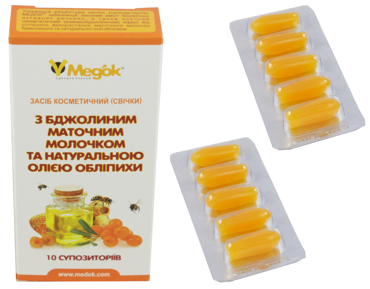 Фито-свечи с маточным молочком и маслом облепихи для омоложения и восстановления организма 10 шт Медок
Фито-свечи с маточным молочком и маслом облепихи для омоложения и восстановления организма 10 шт Медок