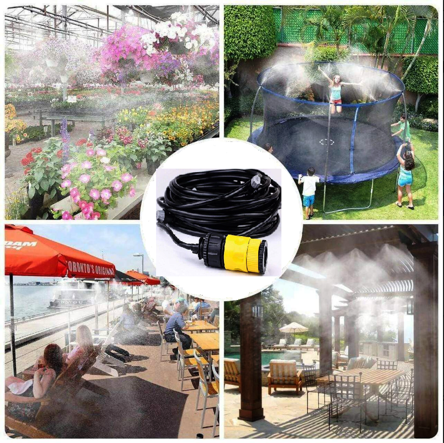 Туманообразователь для беседок и сада Patio Mistcooling Kit длина шланга 9,6 метра, Черный
Туманообразователь для беседок и сада Patio Mistcooling Kit длина шланга 9,6 метра, Черный